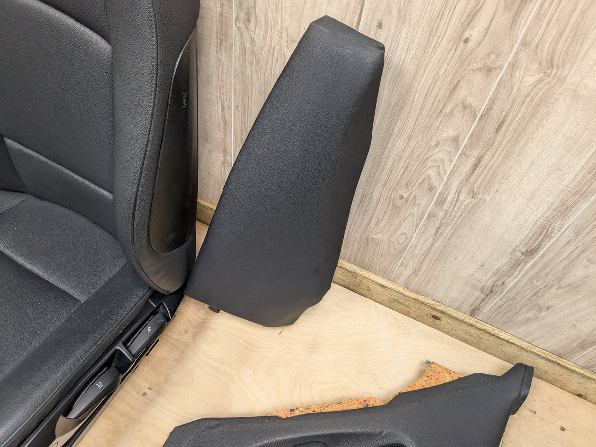08-13 OEM BMW E82 128 135 COUPE Interior Front Rear Seats Door Panels BLACK