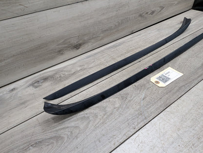2011 BMW 328i E90 Front Left Right Side Windshield Drip Trim Molding SET 7179253