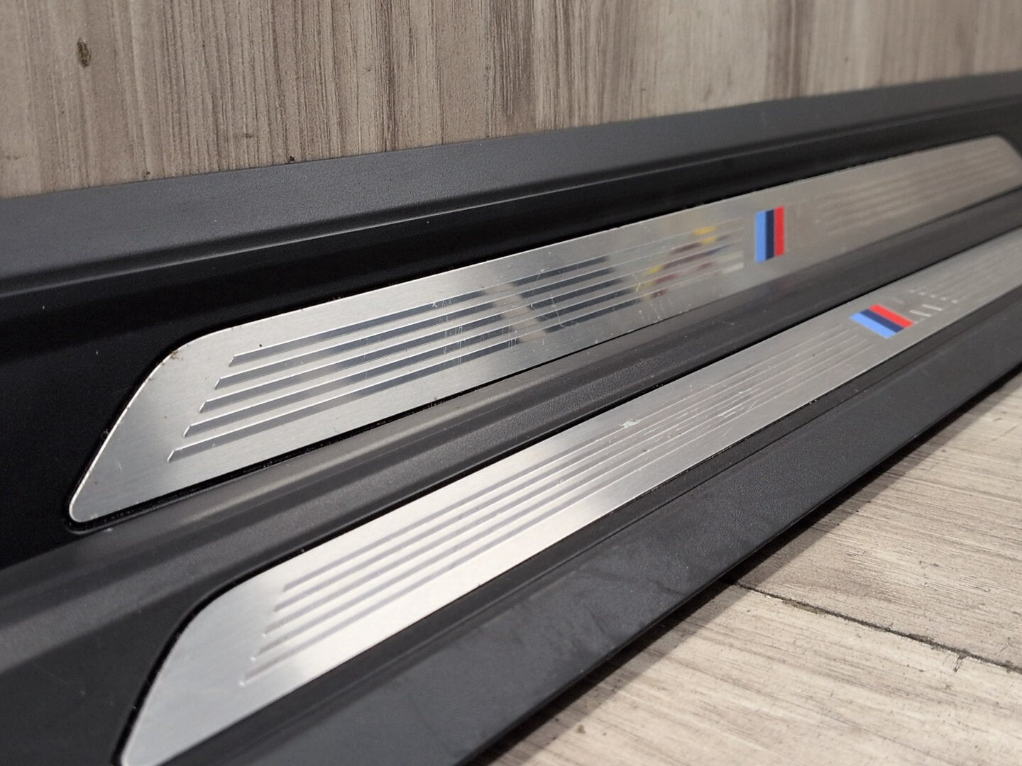 14-20 OEM BMW F32 M SPORT Front Left Right Scuff Plate Door Sill SET 7395028