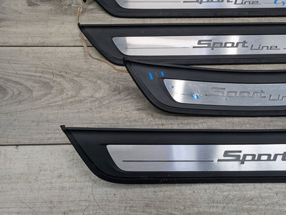 2017-2023 BMW 530i G30 Front Rear Left Right Scuff Plate Door Sill SPORT SET 7405774