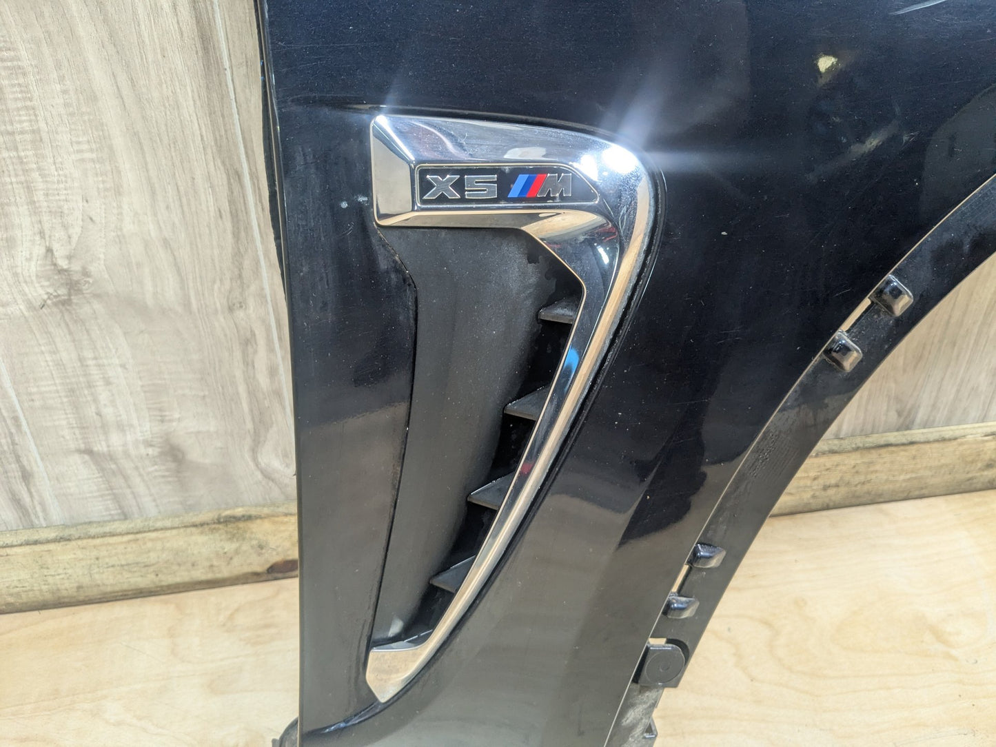 2015-2018 BMW X5 F85 Front Right Passenger Fender Panel Black 416