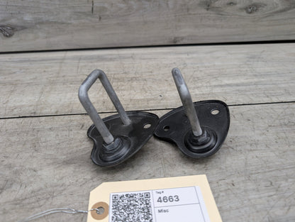 OEM BMW F90 F97 G01 G05 G06 G07 G12* G30 X3 X5 Hood Safety Latch Hook Pair SET