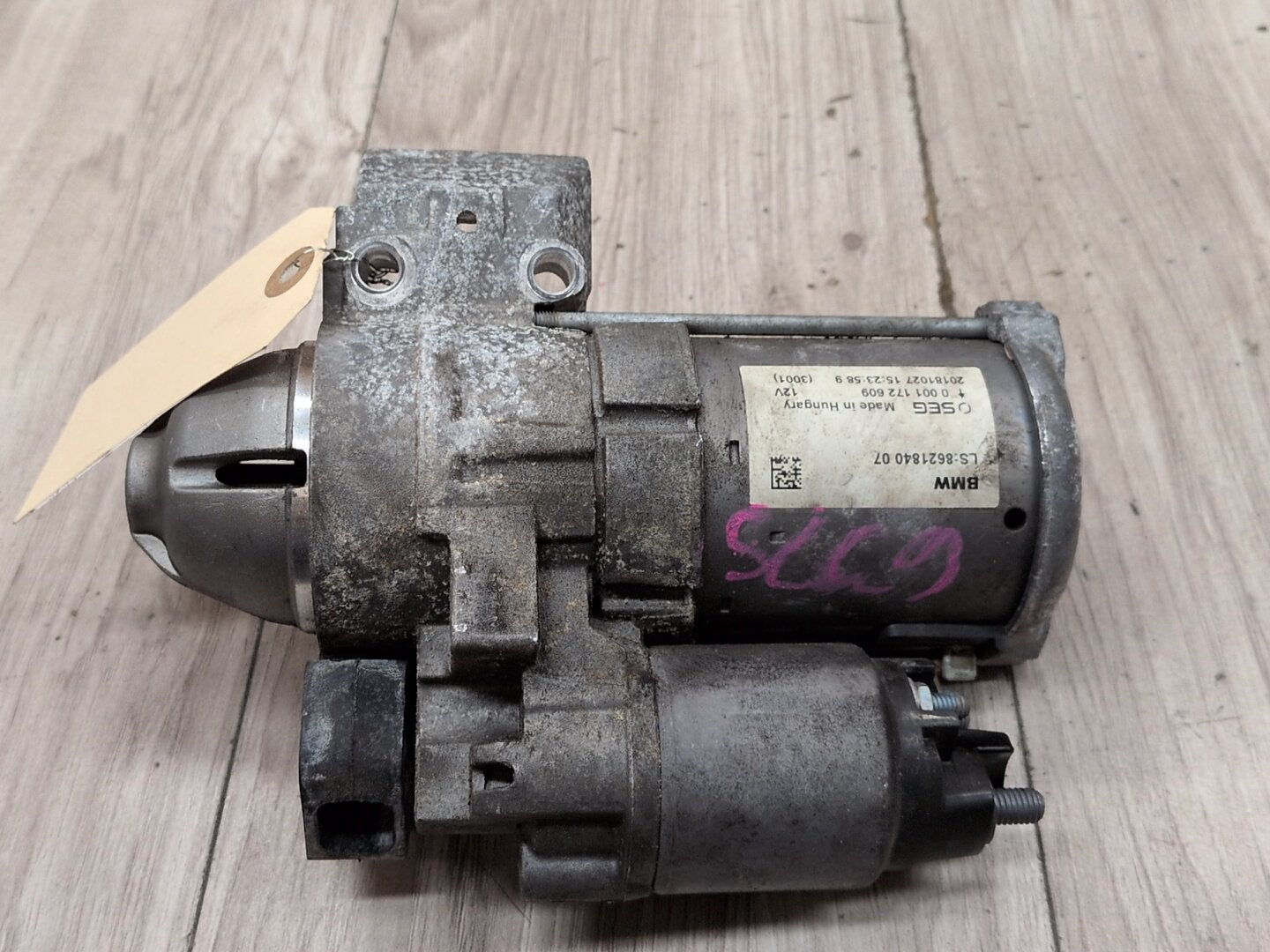 16-20 OEM BMW F22 F23 F30 F32 F33 F36 G01 G12 G30 BOSCH Engine B58 Starter Motor