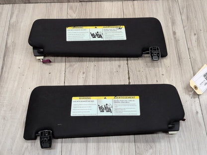OEM BMW F01 F02 Left Right Driver Passenger Sunvisors PAIR Black