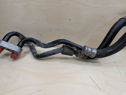 2012-2018 BMW F30 335i N55B30M0 Engine Oil Cooler Line Return Flow SET 7639449