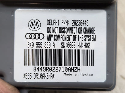 2008 - 2017 Audi S5 8T Front Right Passenger Seat Module 8K0959339A