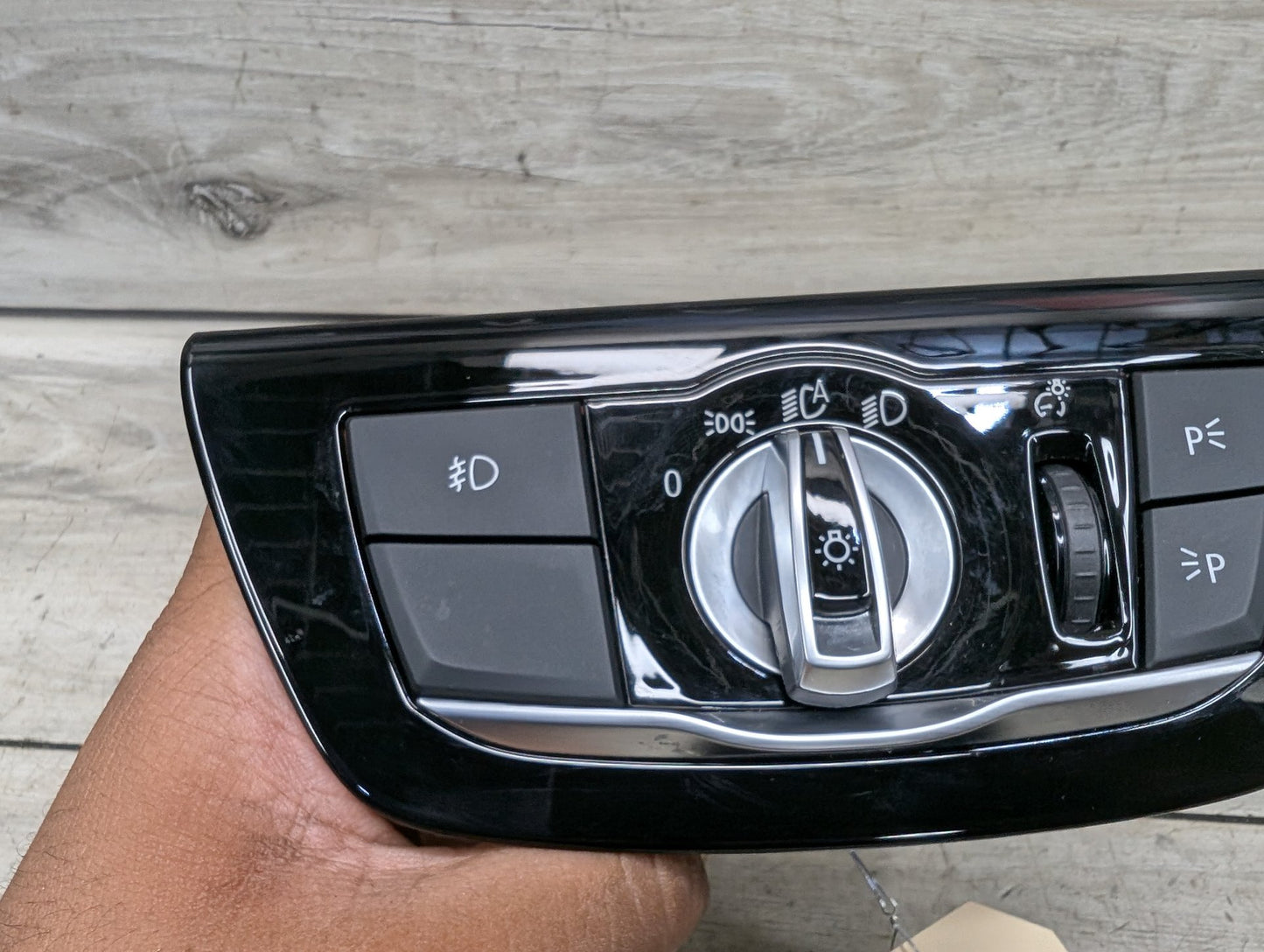 17-20 OEM BMW F90 M5 G30 G32 Headlight Switch Control Panel Light Module BLACK
