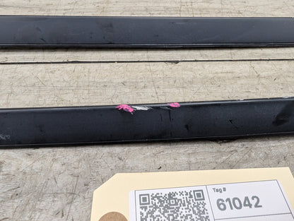 2006-2011 BMW 328i E90 Front Left Right Side Windshield Drip Trim Molding SET 7179253