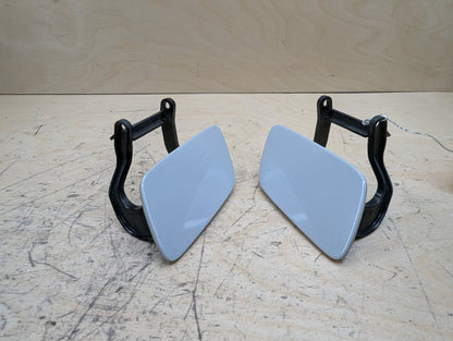 2011-2017 Audi RS5 8T Front Left Right Bumper Headlight Washer Nozzle Insert Covers SET 8T0955635