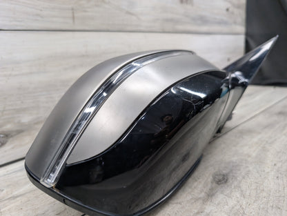 17-23 OEM BMW G30 530 540 M550 Right Passenger Side Mirror Blind Spot SHADOW GLOSS