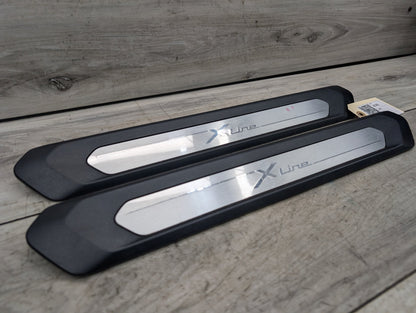 18-24 OEM BMW G01 G02 X3 X4 X Line Front Left Right Door Cover Trim Sills PAIR