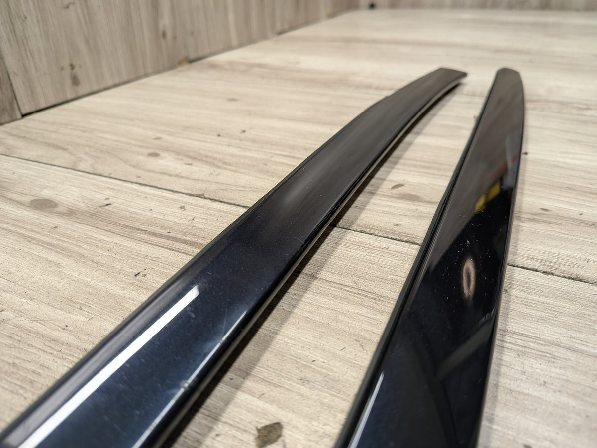 2015-2018 BMW X5 F85 Front Left Right Side Windshield Drip Trim Molding SET 7292405 OEM