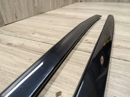 2015-2018 BMW X5 F85 Front Left Right Side Windshield Drip Trim Molding SET 7292405 OEM