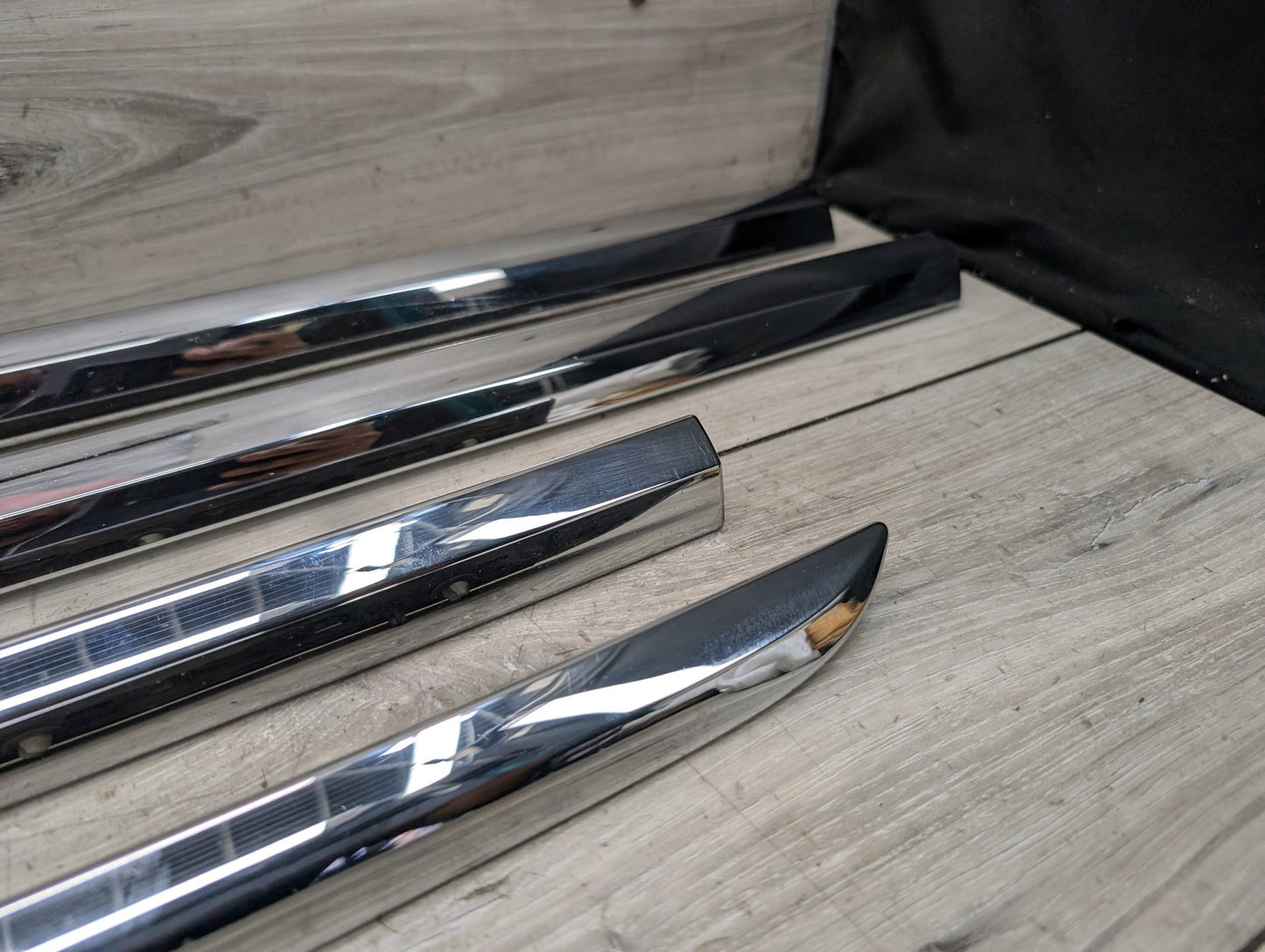 2016-2022 BMW 750Li G12 Front Rear Left Right Exterior Door Trim Molding SET 7397869