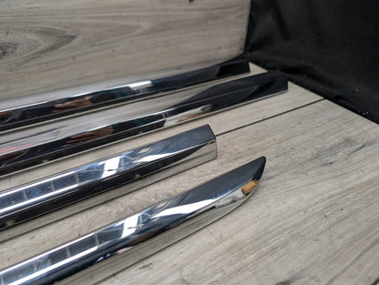 2016-2022 BMW 750Li G12 Front Rear Left Right Exterior Door Trim Molding SET 7397869