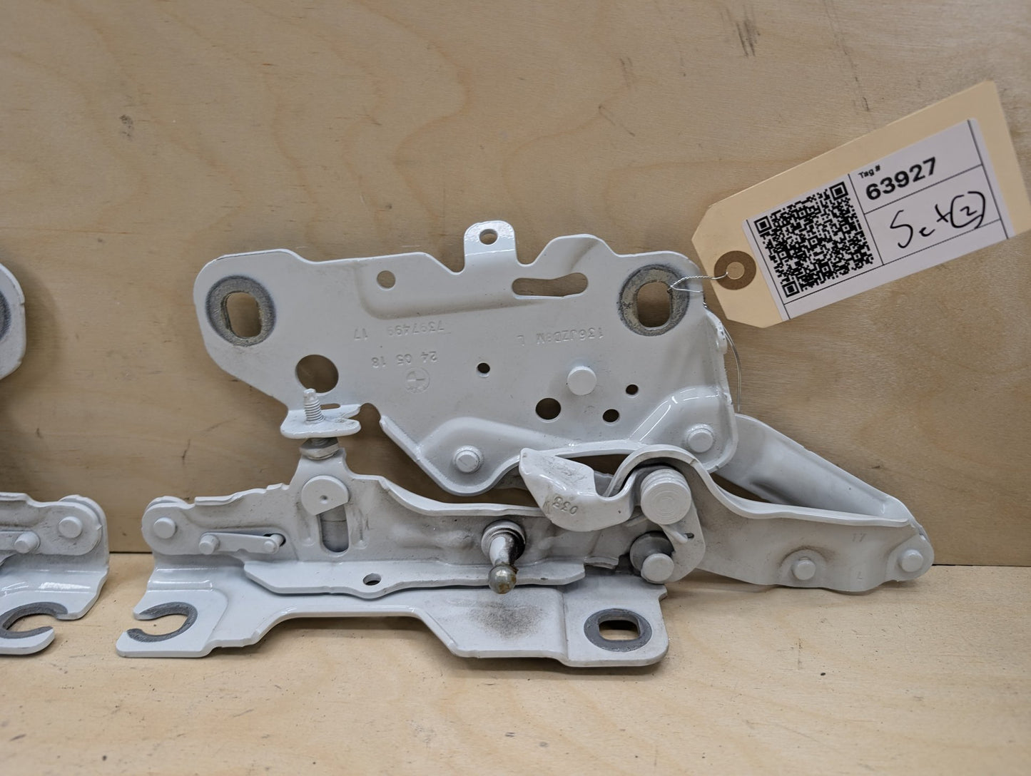 18-24 OEM BMW G01 G02 F97 F98 X3 X4 Hood Bonnet Left Right Side Hood Hinges SET
