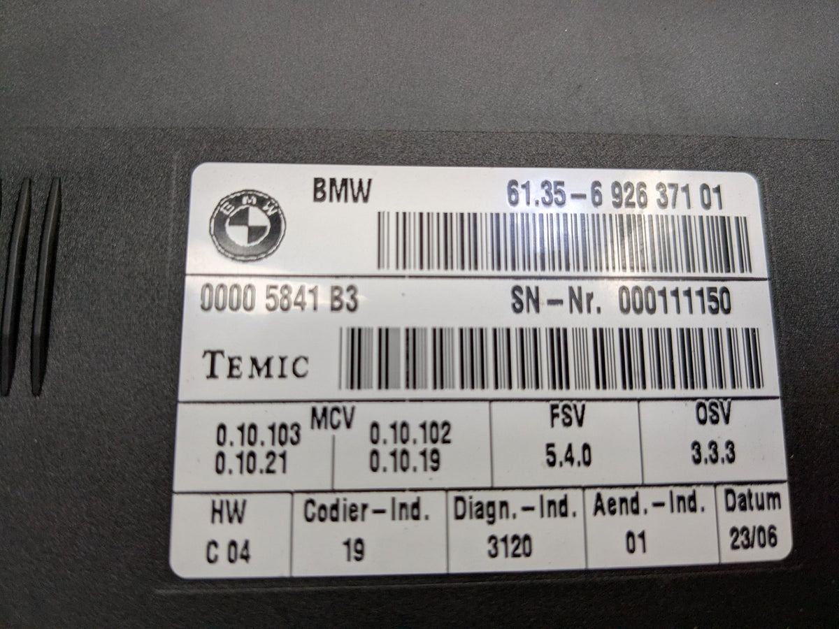 2007-2013 BMW 335i E92 Front Right Passenger Seat Module 6926371 OEM