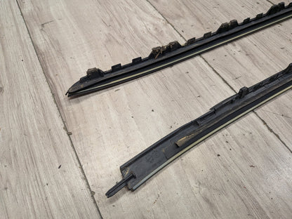 2015-2018 BMW X5 F85 Front Left Right Side Windshield Drip Trim Molding SET 7292405 OEM