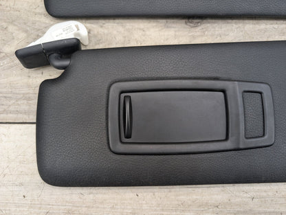 OEM BMW F30 F31 F32 F36 F80 F82 M3 M4 Left Right Interior Sun Visor PAIR Black