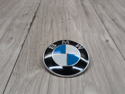 OEM BMW E82 E92 F02 F10 F22 F30 F44 F82 Rear Trunk Lid Round Emblem Logo 82MM