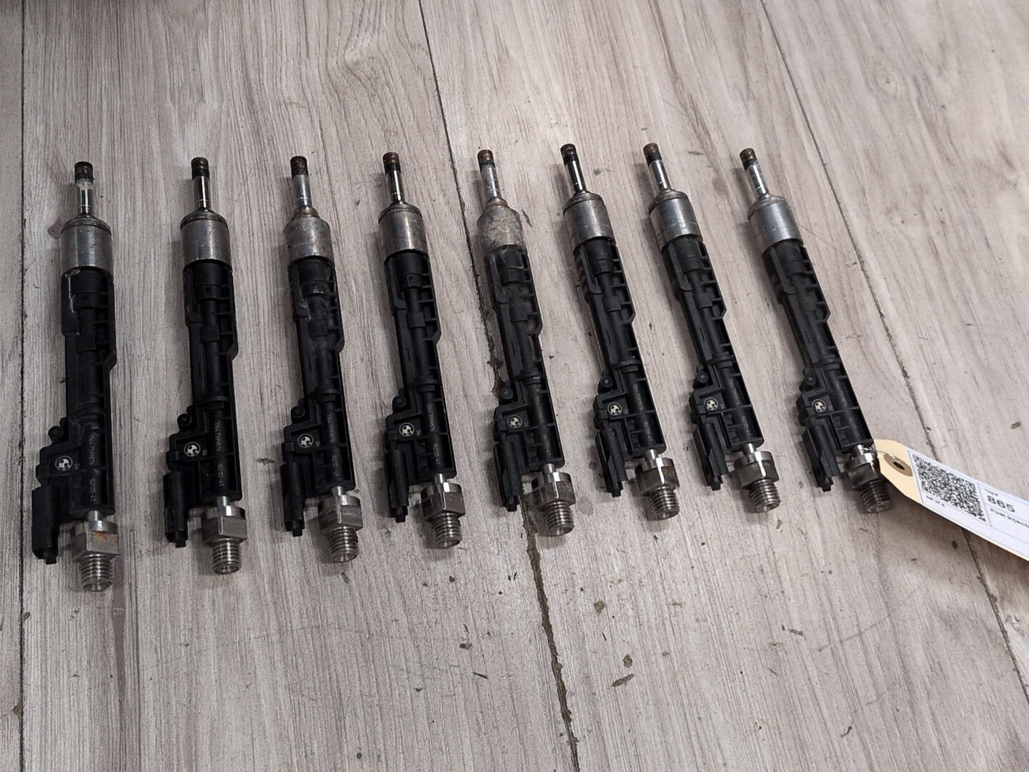 OEM BMW F10 F13 M5 M6 Engine S63 N63 V8 High Pressure Fuel Injectors SET (8) EU5