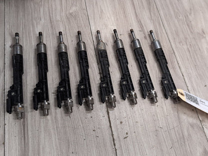 OEM BMW F10 F13 M5 M6 Engine S63 N63 V8 High Pressure Fuel Injectors SET (8) EU5