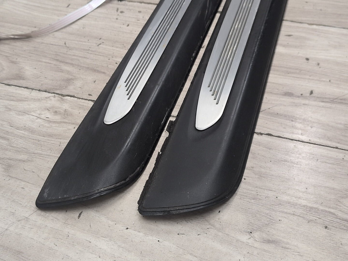 2004-2010 BMW M6 E64 Front Left Right Scuff Plate Door Sill SET 7898230 OEM