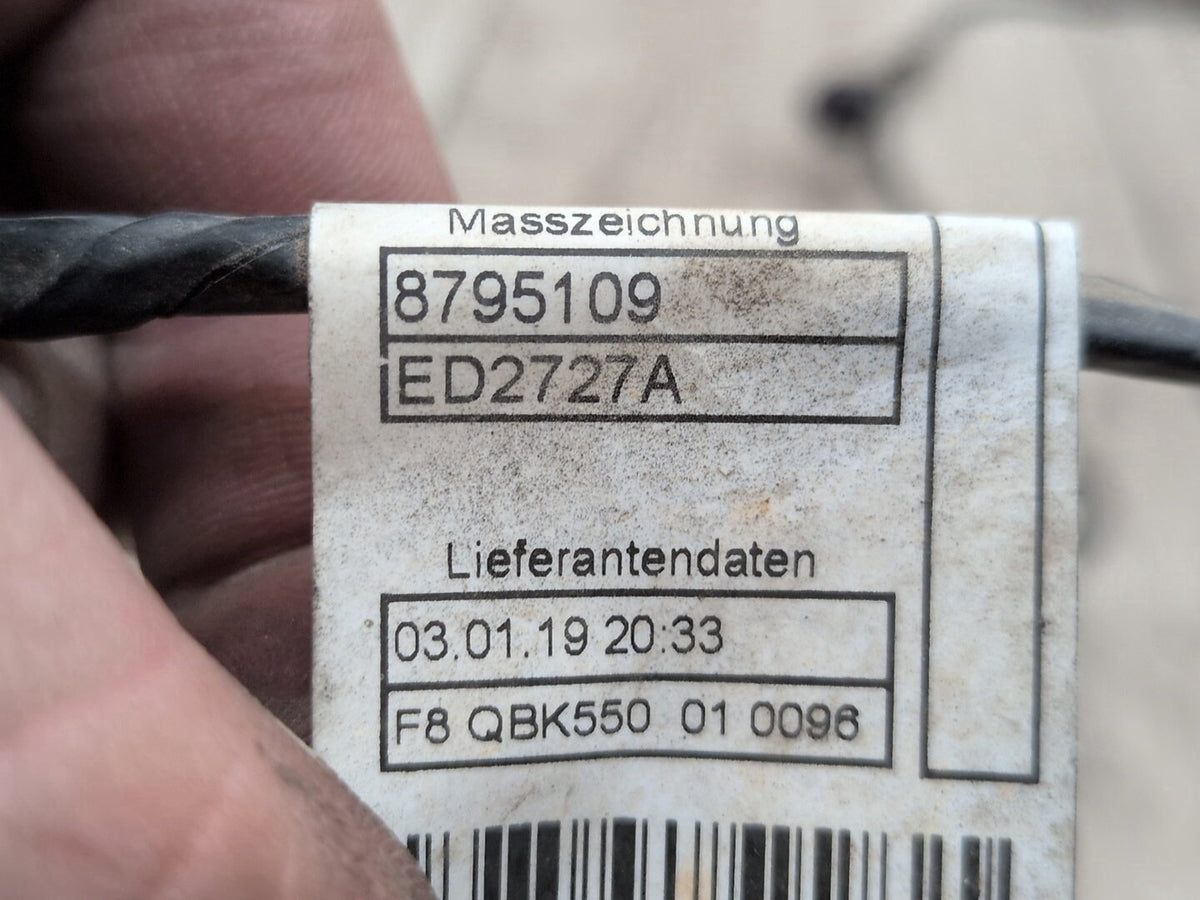 2018-2024 BMW X3 G01 Rear Bumper PDC Parking Sensor Wiring Wire Harness 8795109 OEM