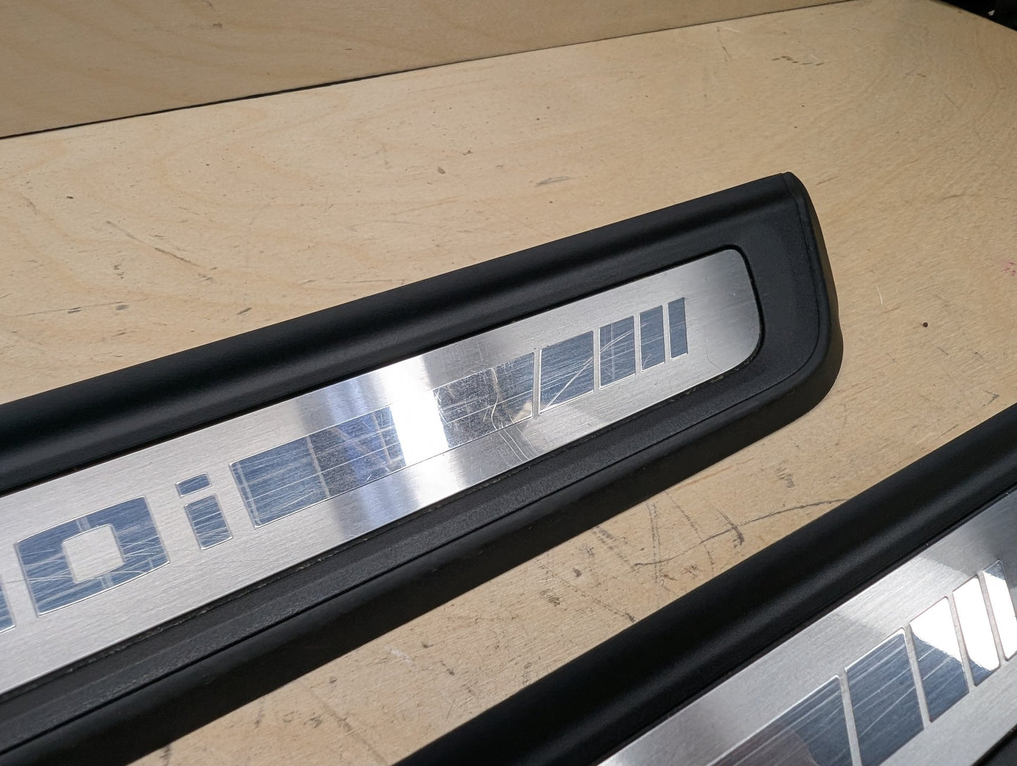 19-21 OEM BMW G20 G21 M340i Front Left Right Door Sill Plate Molding Trim PAIR