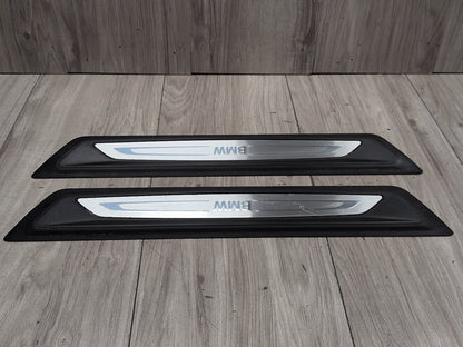 2014 - 2020 BMW 440i F36 Front Left Right Scuff Plate Door Sill SET 7410460 B58B30M0