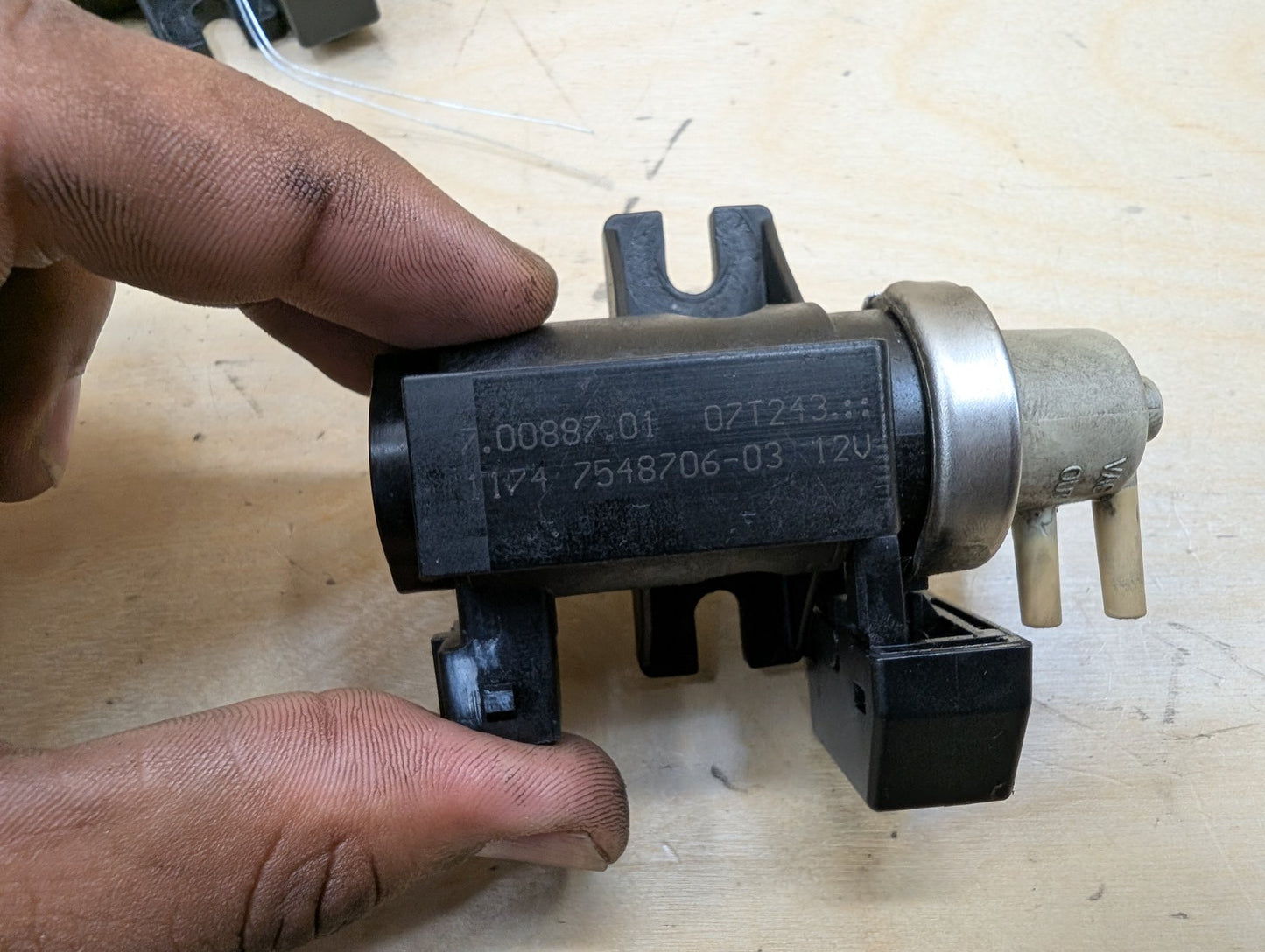 2007-2013 BMW 335i E93 Turbo Boost Pressure Solenoid Valve SET 7548706