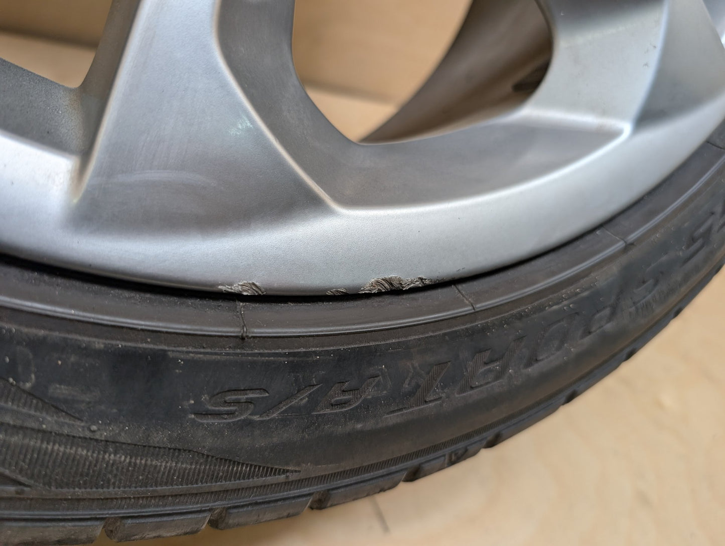 15-18 OEM Audi Q3 Wheel Rim 19x8.5 ET36 Alloy Double Spoke 8U0601025AD