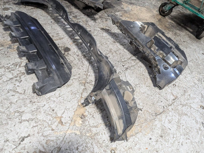 2011-2016 BMW 535i F10 Rear Left Right Center Bumper Support Brackets SET 7204017