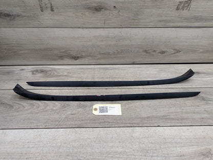 2011 BMW 328i E90 Front Left Right Side Windshield Drip Trim Molding SET 7179253