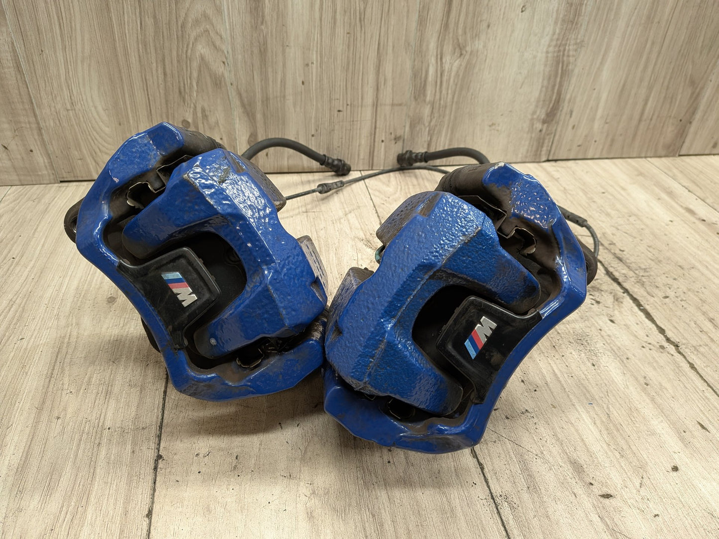 OEM BMW G30 530 540 M550 Front Rear Left Right Brake Calipers Brembo SET Blue