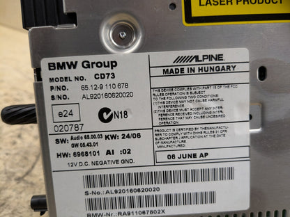 2007-2013 BMW 335i E92 Radio CD Player 9110678 OEM