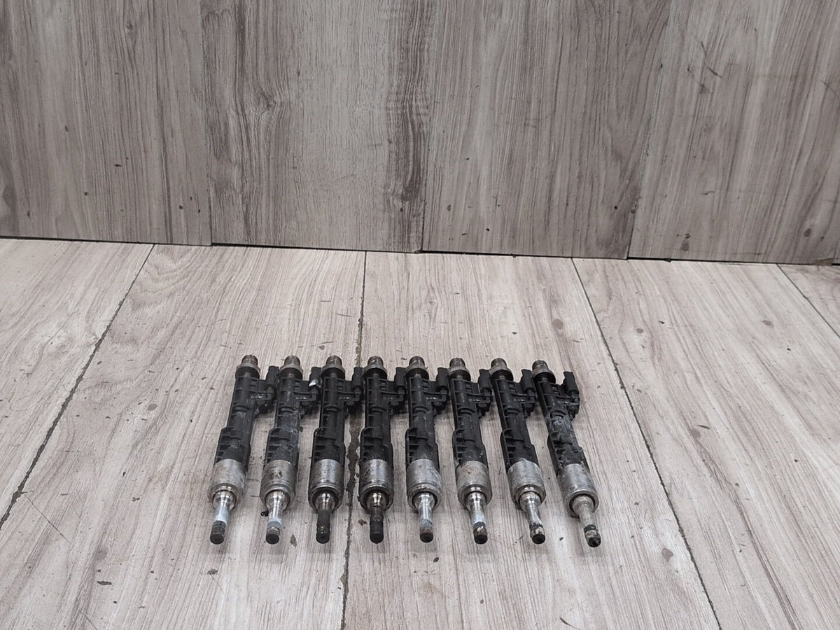 2015-2018 BMW F85 X5 S63B44T2 Engine Motor Injector SET 7645956