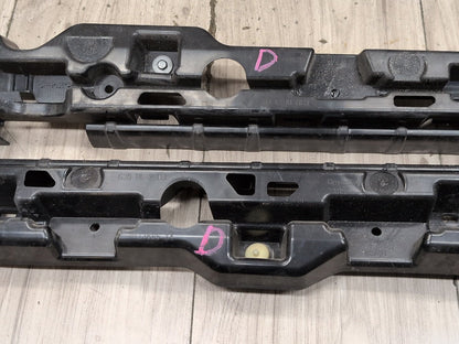 2017-2023 BMW M550i G30 Left Driver Side Skirt Rocker Panel Brackets SET 7387347 OEM