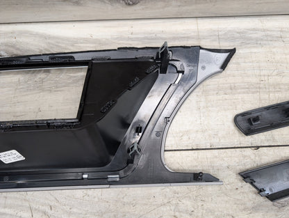 2008-2017 Audi S5 8T Front Rear Left Right Dash Interior Trims SET 8K0863305 09-17 OEM AUDI A4 A5 S4 S5 Front Dash Dashboard Center Display Console Trim Aluminum