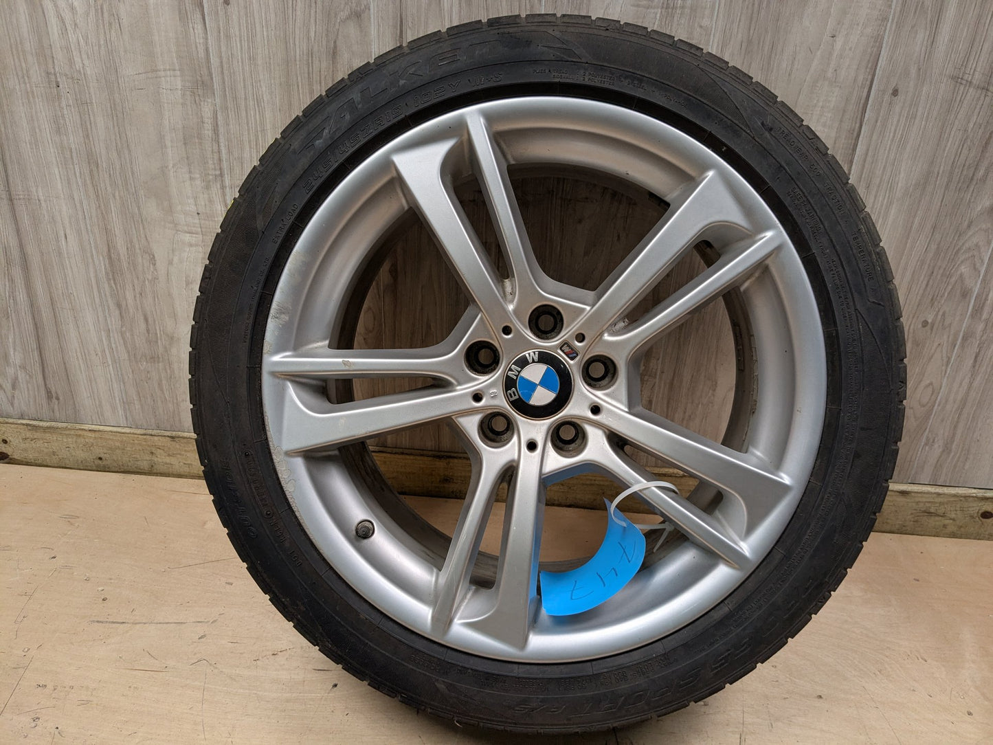 11-18 OEM BMW F25 F26 X3 X4 Wheel Rim 8,5JX19 ET:38 M Double Spoke 369 - 7844250