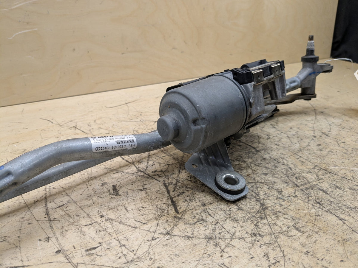 2012-2018 Audi A6 C7 Front Windshield Wiper Motor w/ Assembly 4G1955119 OEM
