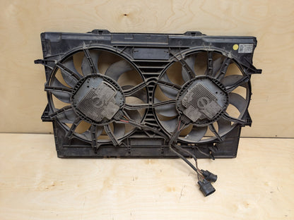2008 - 2017 Audi S5 8T Radiator Fan Shroud Housing w/ Motor 4H0121003N