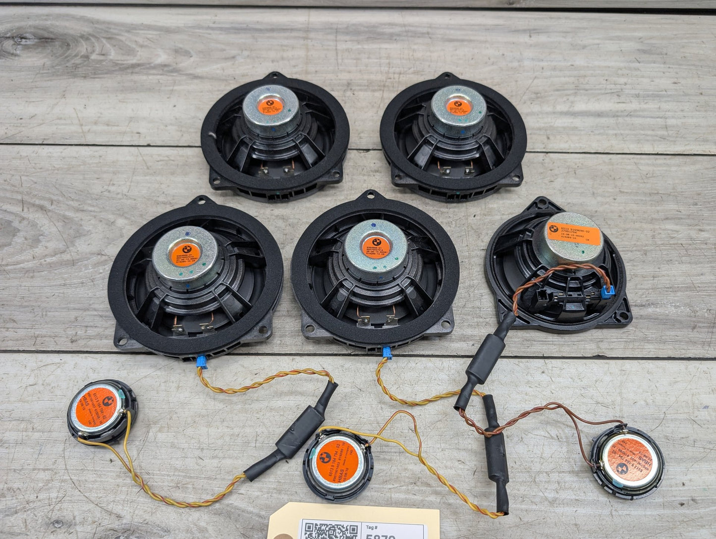 2016 BMW 750Li G12-Audio Sound HK Loudspeakers Tweeters SET PN: 9169690