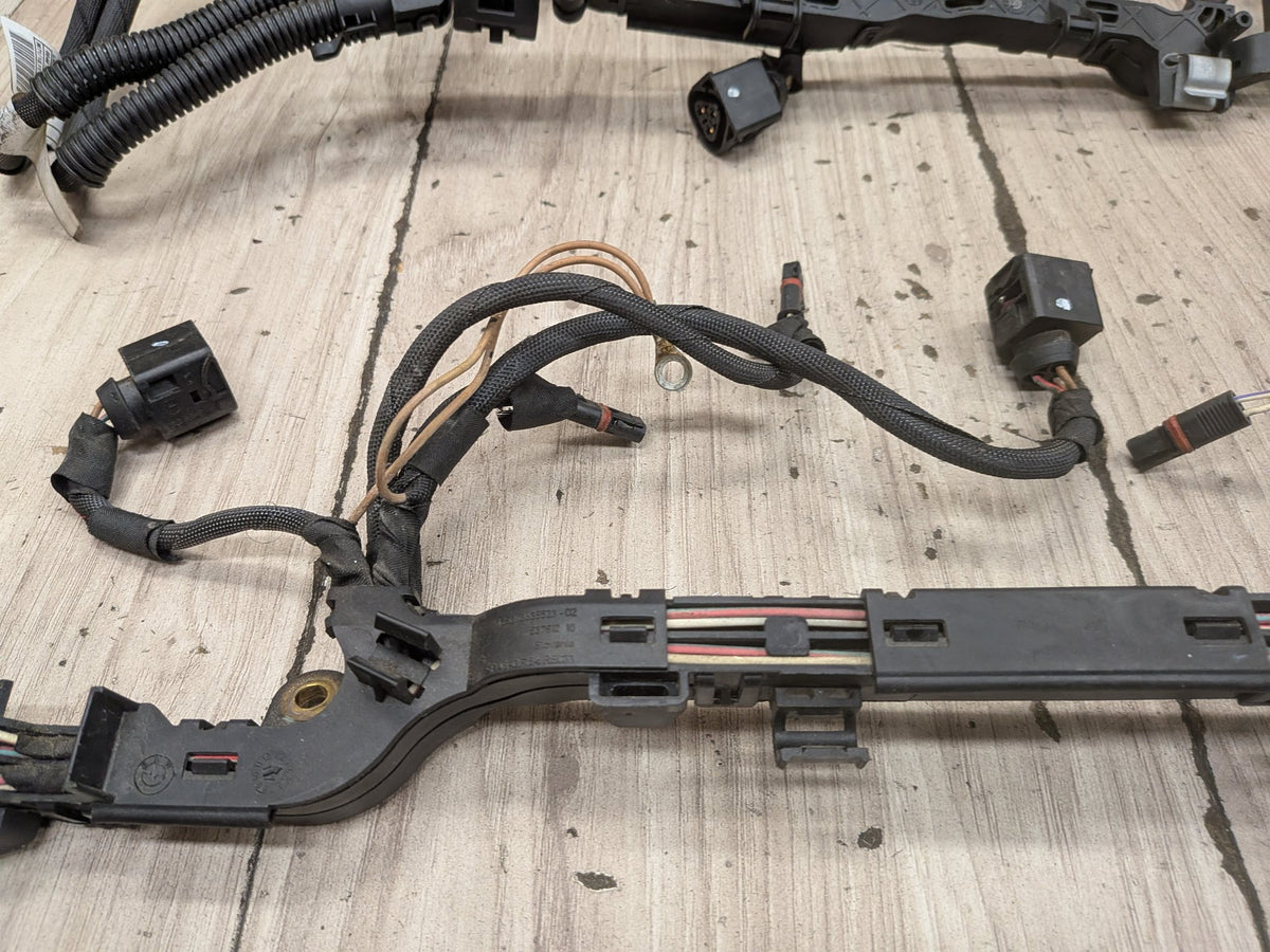 16-19 OEM BMW G11 G12 N63 Left Right Engine Injector Valve Wiring Harness SET