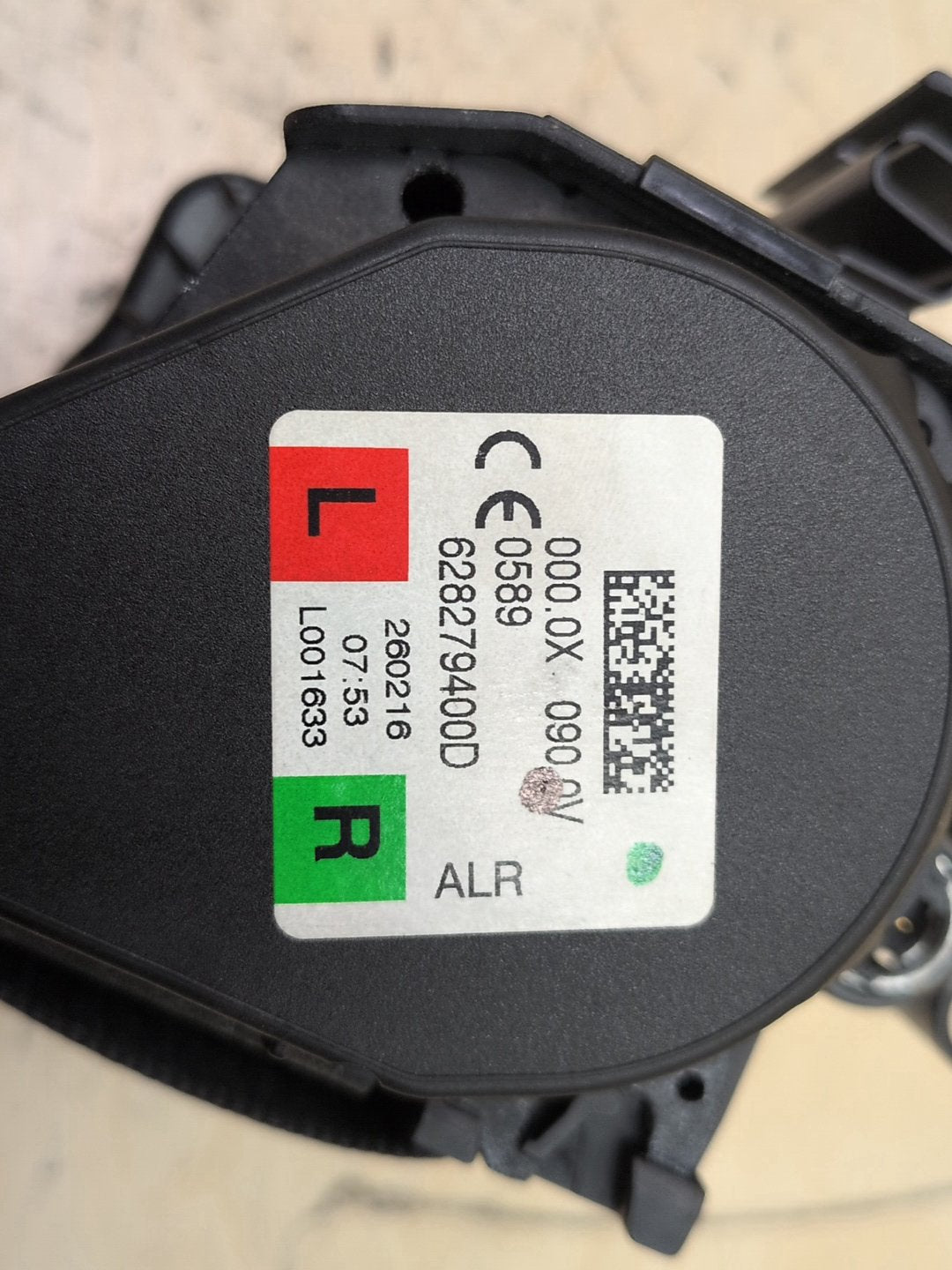 2016-2022 BMW 750i G12 Rear Left or Right Seatbelt Seat Belt Retractor 6282794