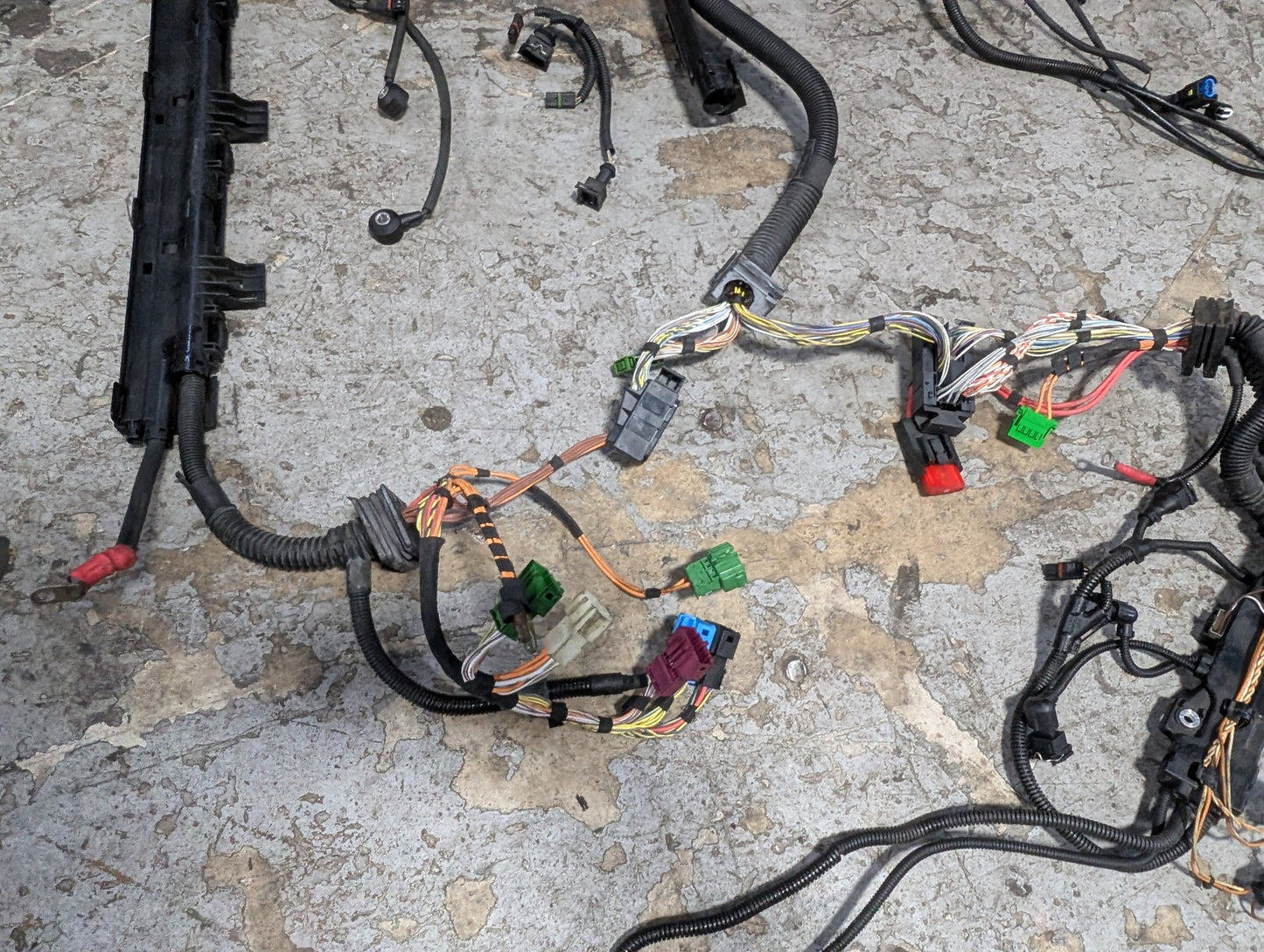 2007-2013 BMW E93 335i N54B30A Engine Motor Wiring Wire Harness 7543924