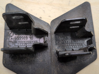 OEM BMW E90 LCI Front Left Right Bumper Headlight Washer Nozzle Cap Cover PAIR