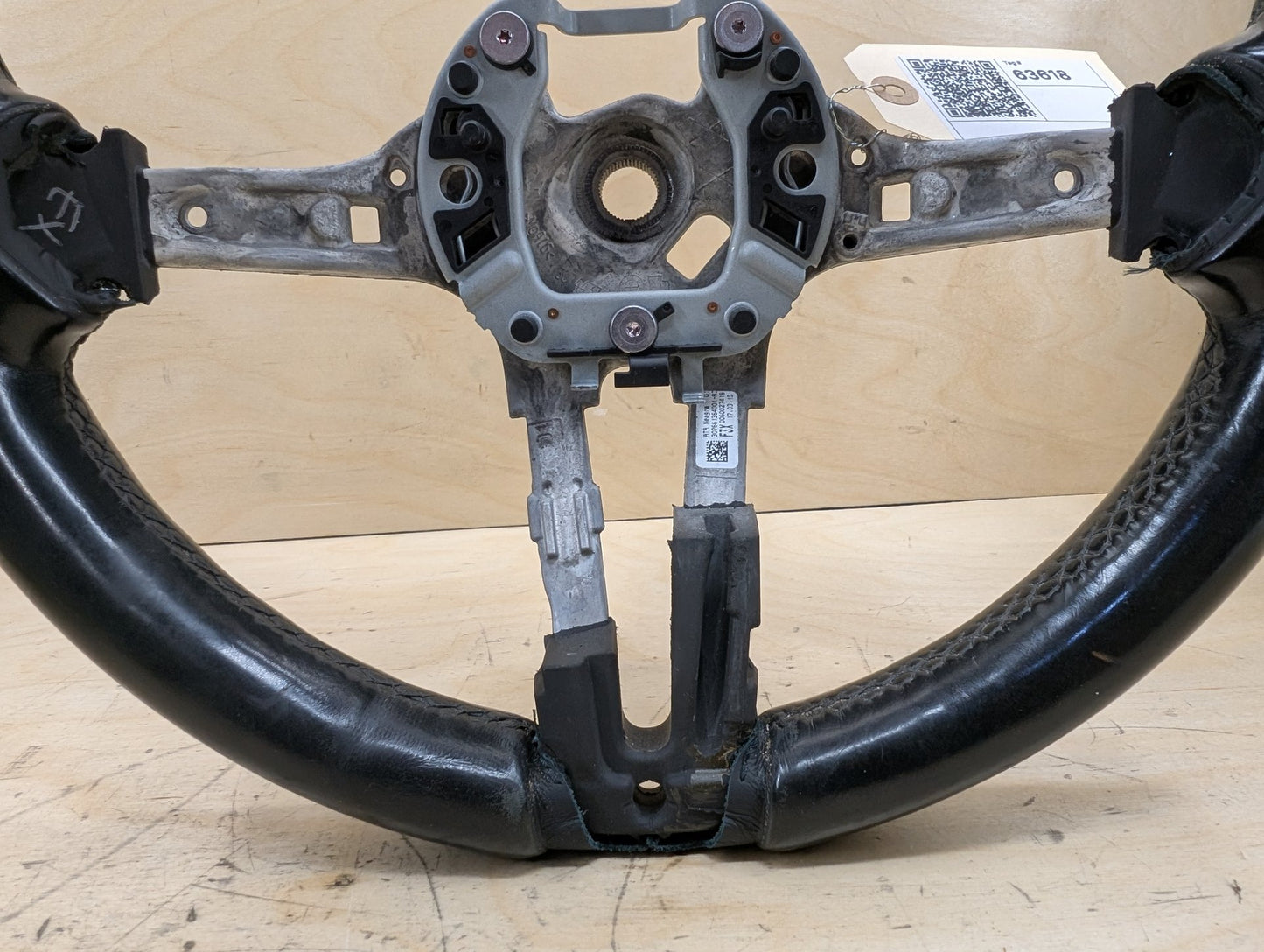 2012-2018 BMW 320i F30 Steering Wheel Bare 7661364