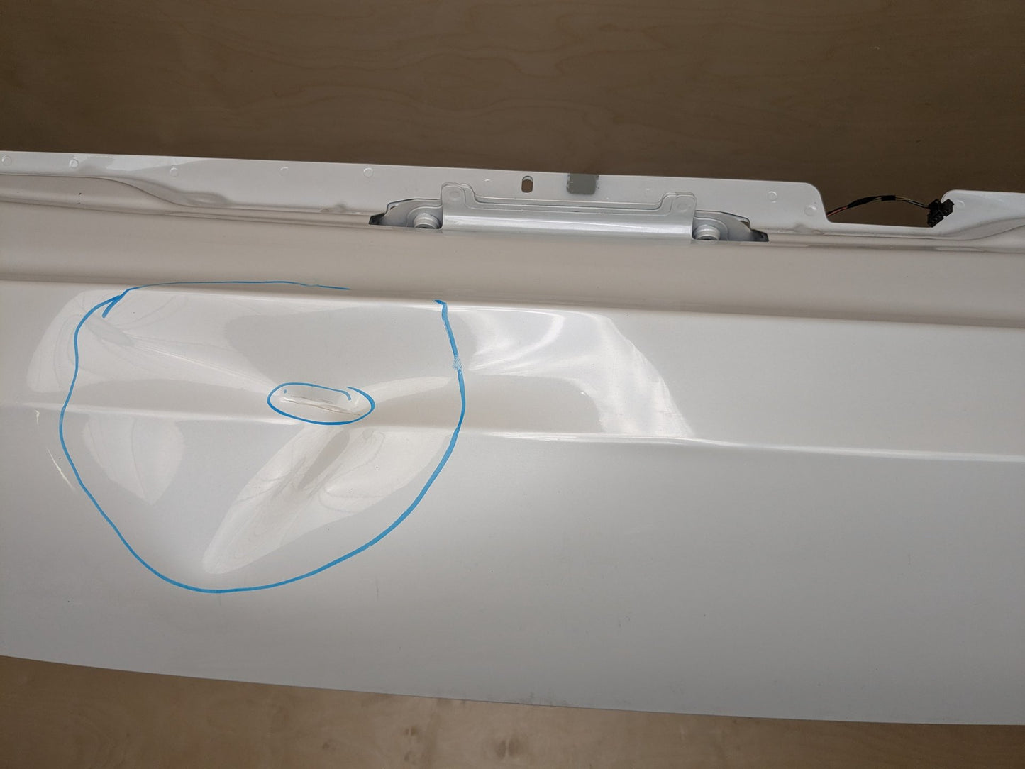 19-25 OEM BMW G05 G07 X5 X7 Rear Lower Trunk Tailgate Door Panel Deck Lid White