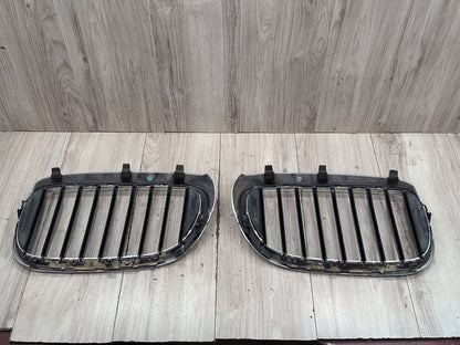 16-19 OEM BMW G11 G12 740 750 Front Left Right Upper Bumper Kidney Grilles SET